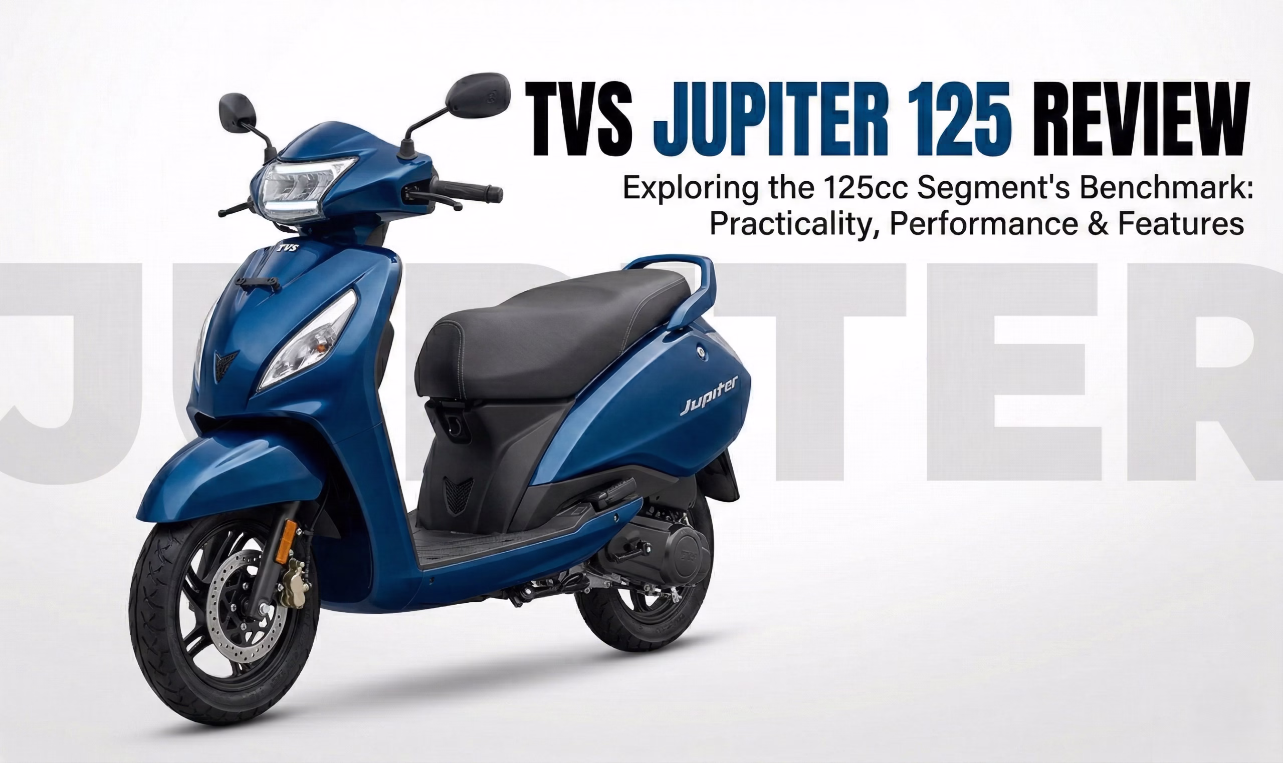 TVS Jupiter 125 high mileage scooty Asia