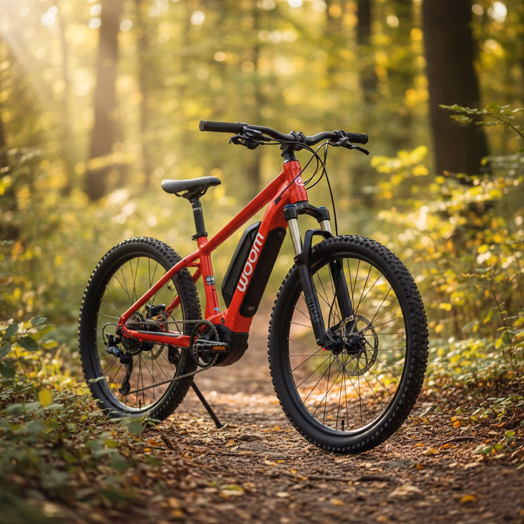 woom up 5 (best lightweight electric mountain bike)