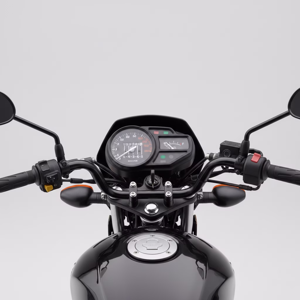 yamaha yb 125z dx analog speedometer and fuel gauge