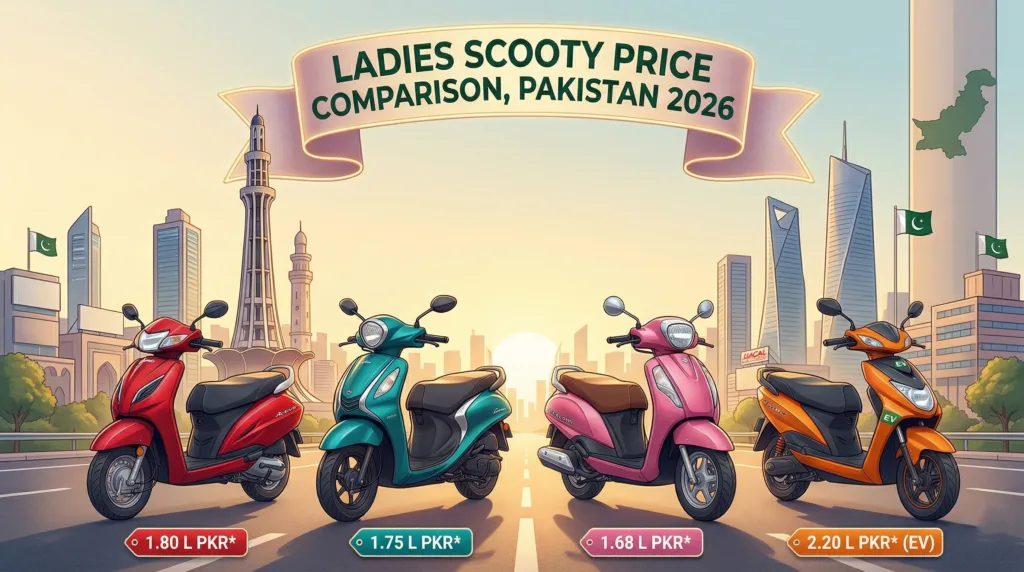 3-Wheel Scooty Price in Pakistan: Buyer's Guide | Bikes Knowledge<span class=