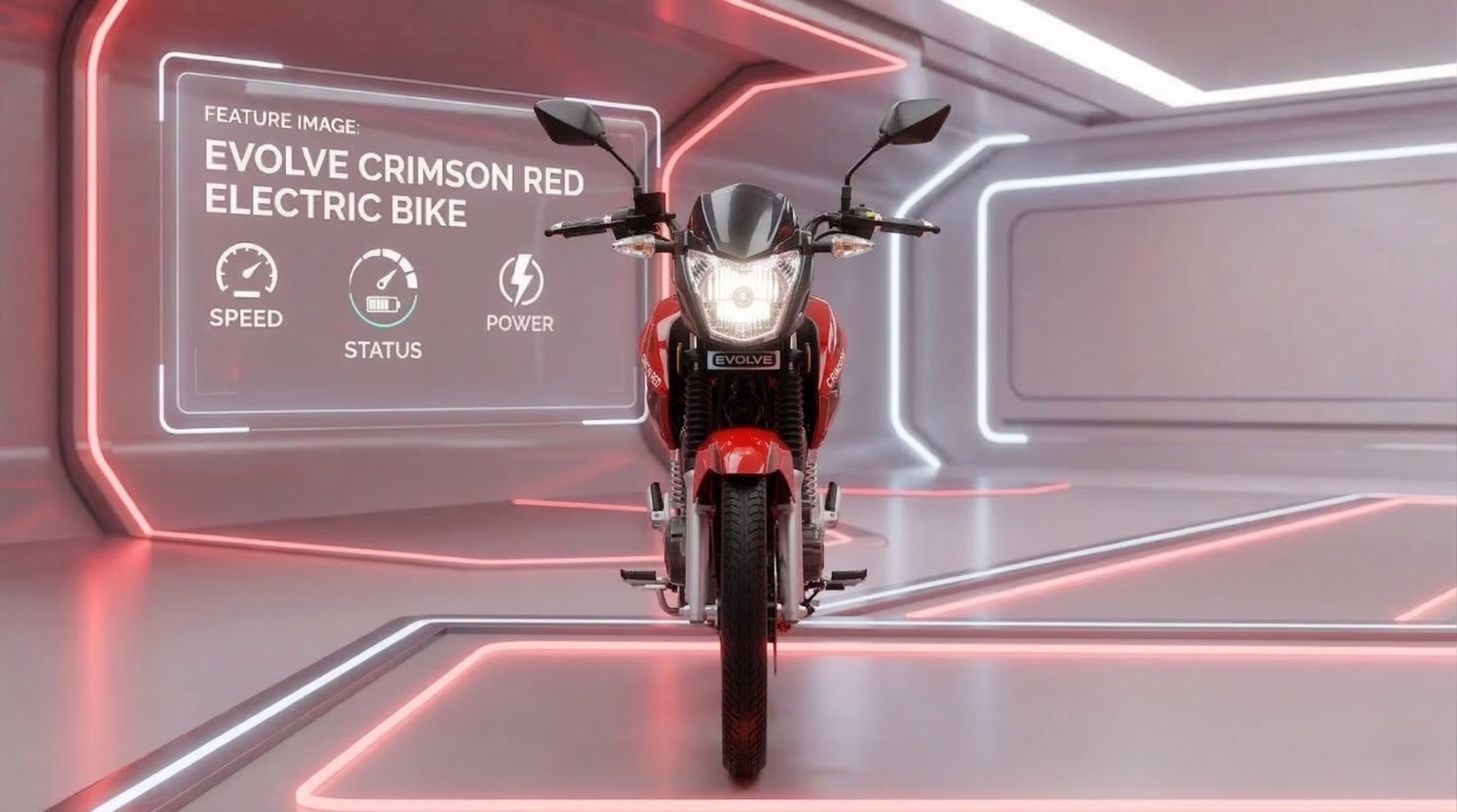 Evolve Crimson Red Front View