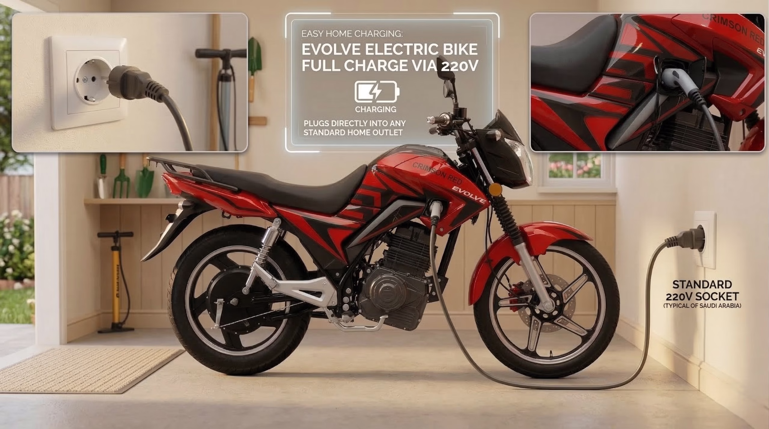 Evolve Crimson Red Sustainability