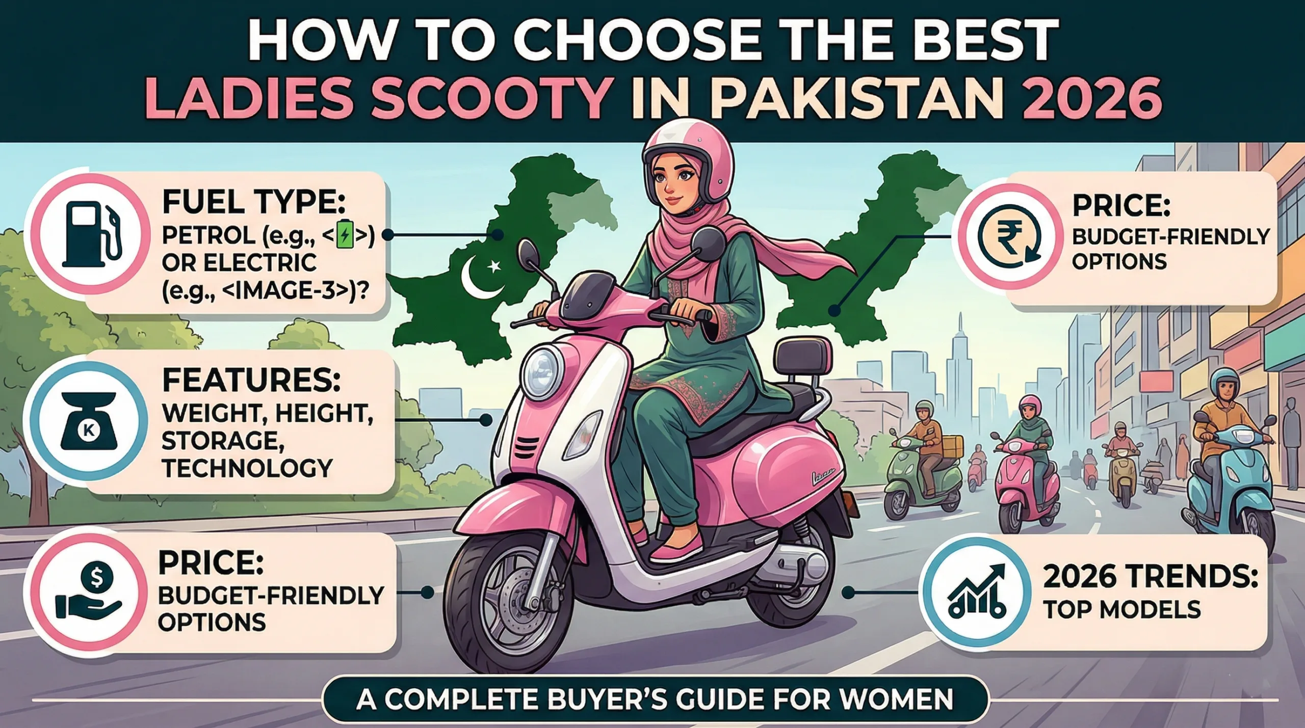 How to Choose the Ladies' Scooty in Pakistan 2026 | Bikes Knowledge