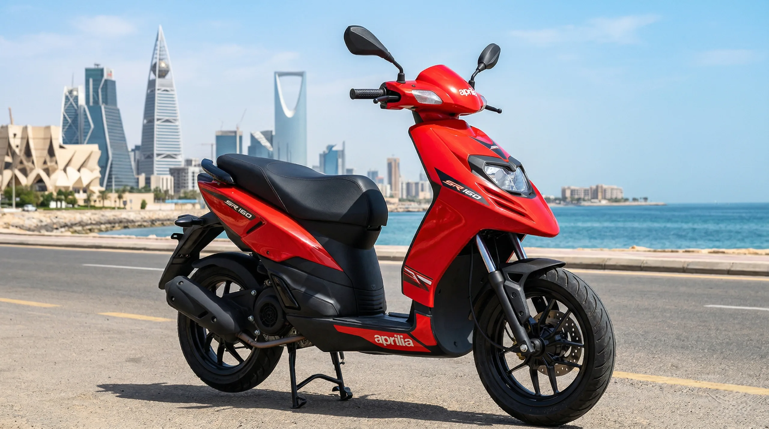 Aprilia SR 160 scooter India handling