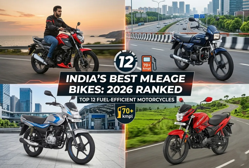 12 Best Mileage Bikes in India| Highest KMPL Ranking List | Bikes Knowledge