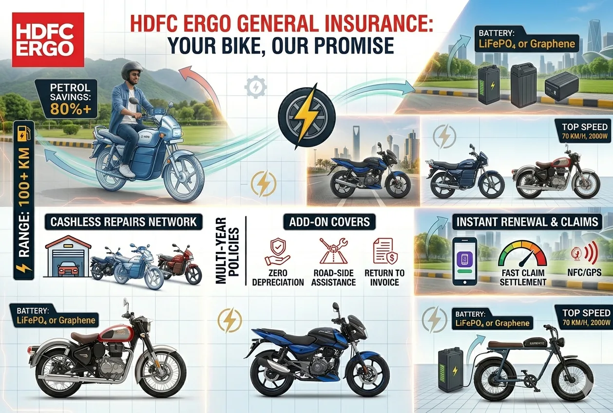 HDFC ERGO Two Wheeler Insurance Add On Covers