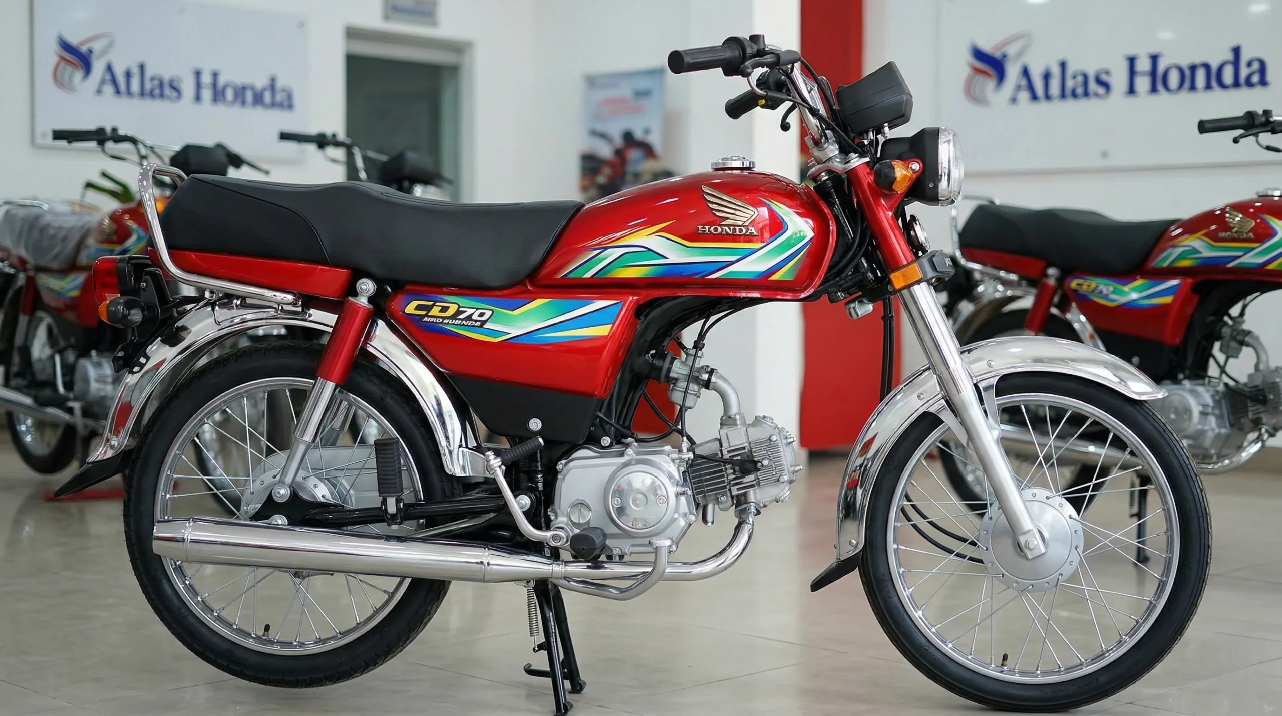 Honda CD70 2026 Pakistan best fuel average petrol bike at PKR 159,<span class=