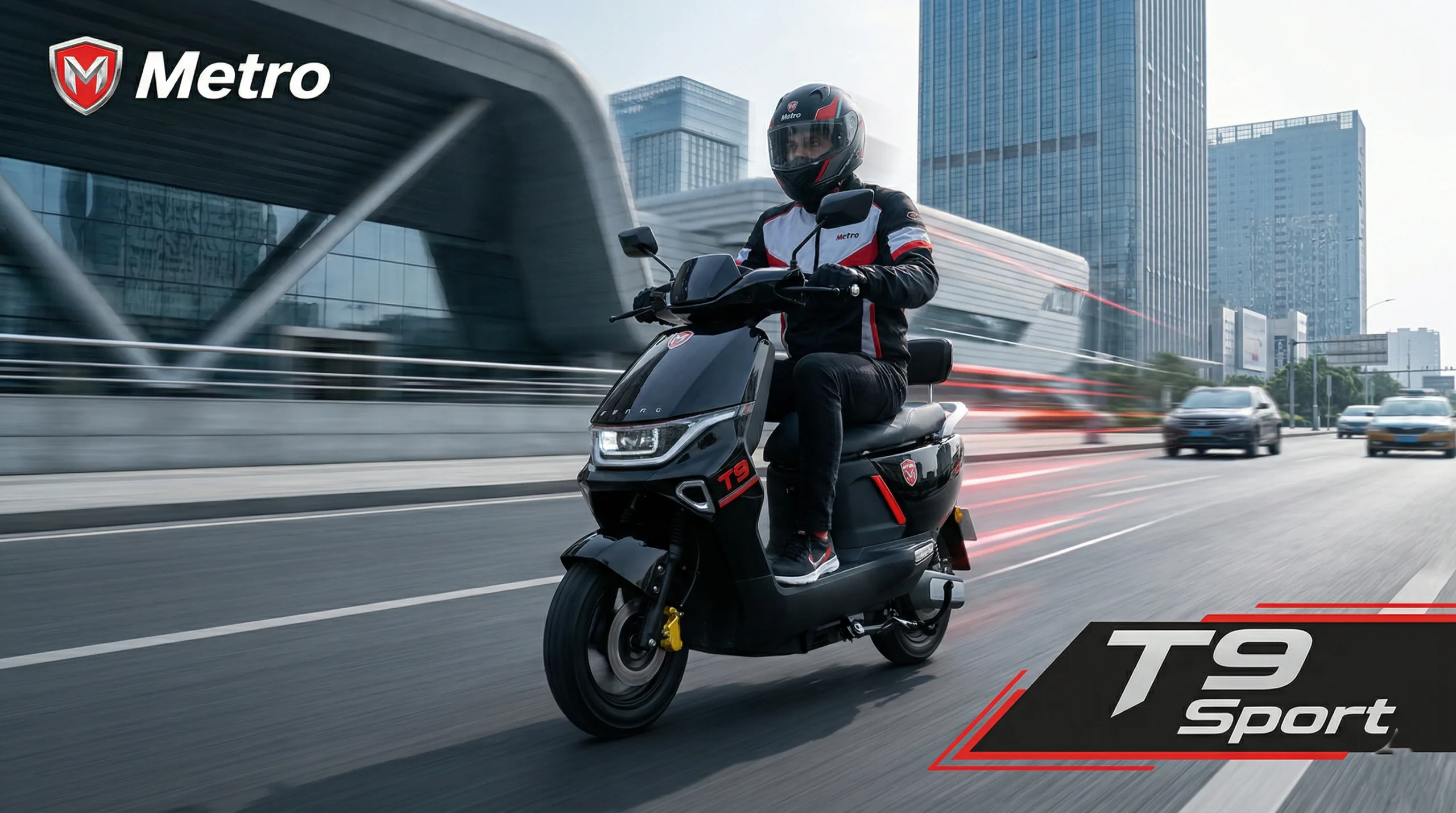 Metro T9 Sport speed scooter in Pakistan