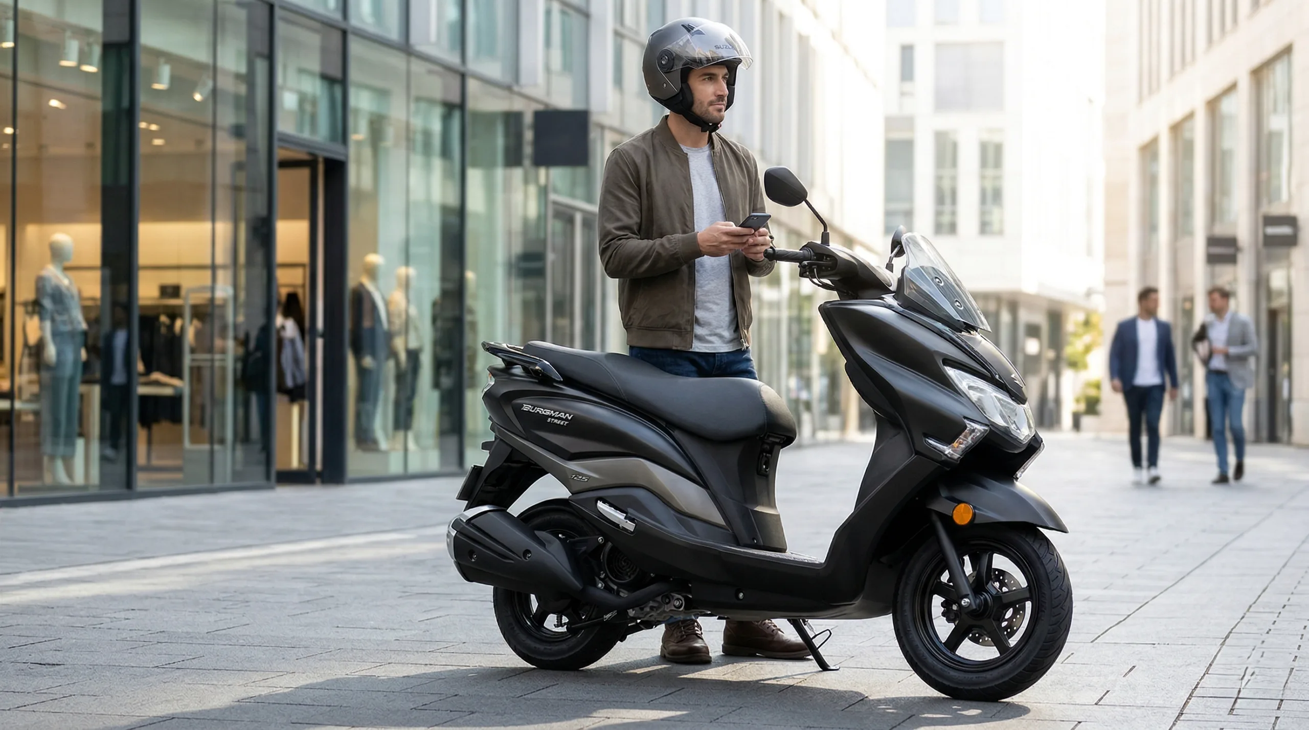 Suzuki Burgman Street 125 maxi scooter