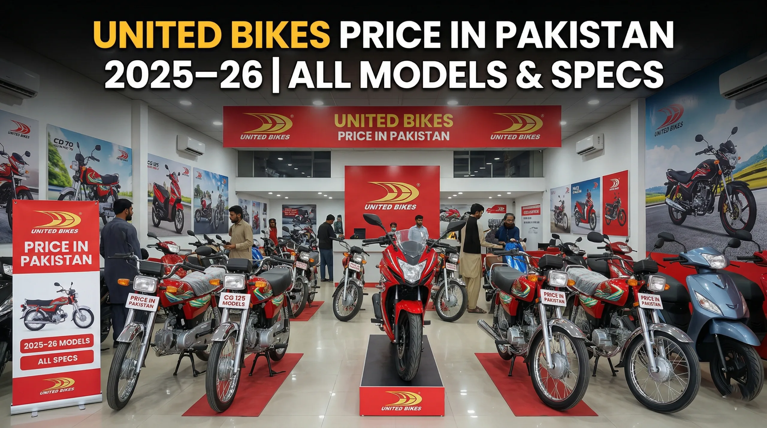 United Bikes Price in Pakistan 2025–26 | All Models & Specs | Bikes Knowledge