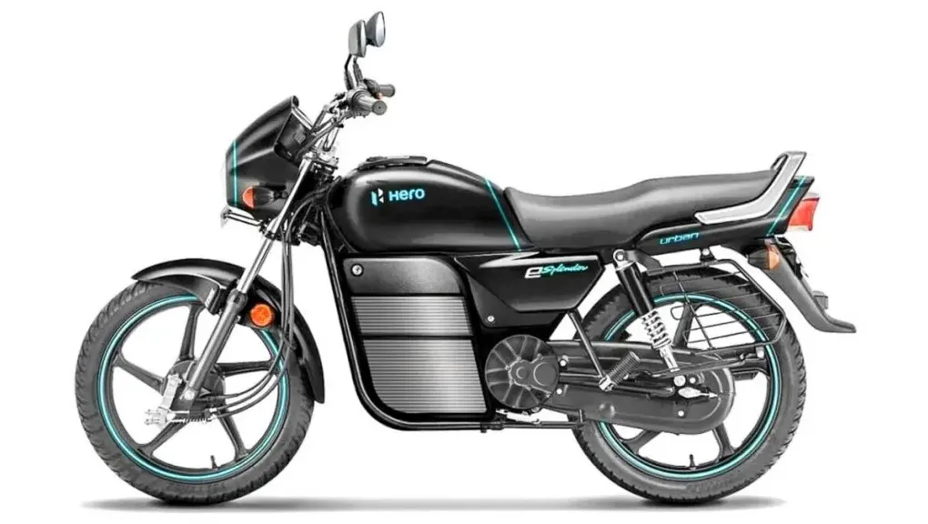 Hero Splendor Electric Bike Front Profile