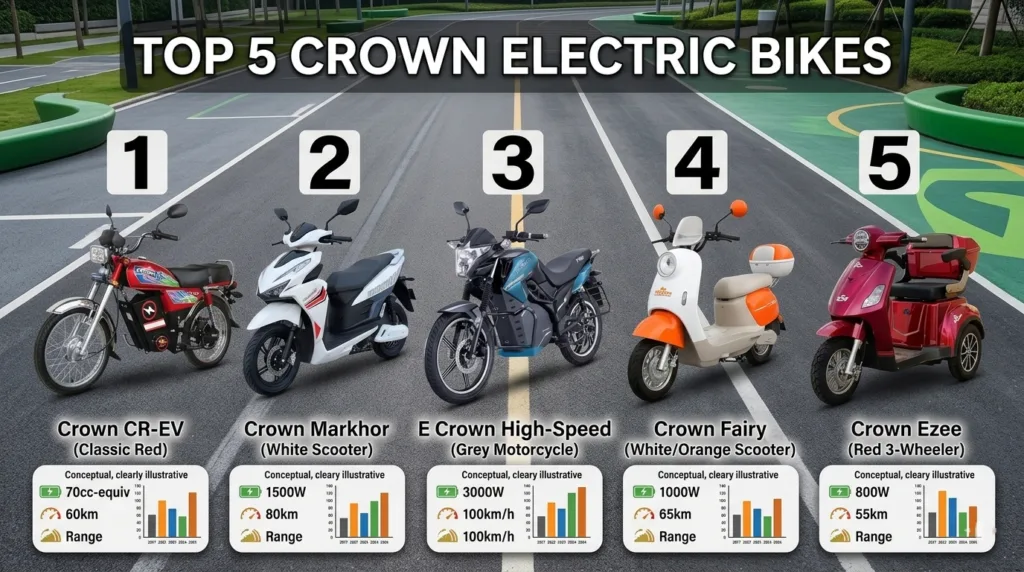 Top 5 Crown Electric Bikes in Pakistan: The Honest Breakdown | Bikes Knowledge