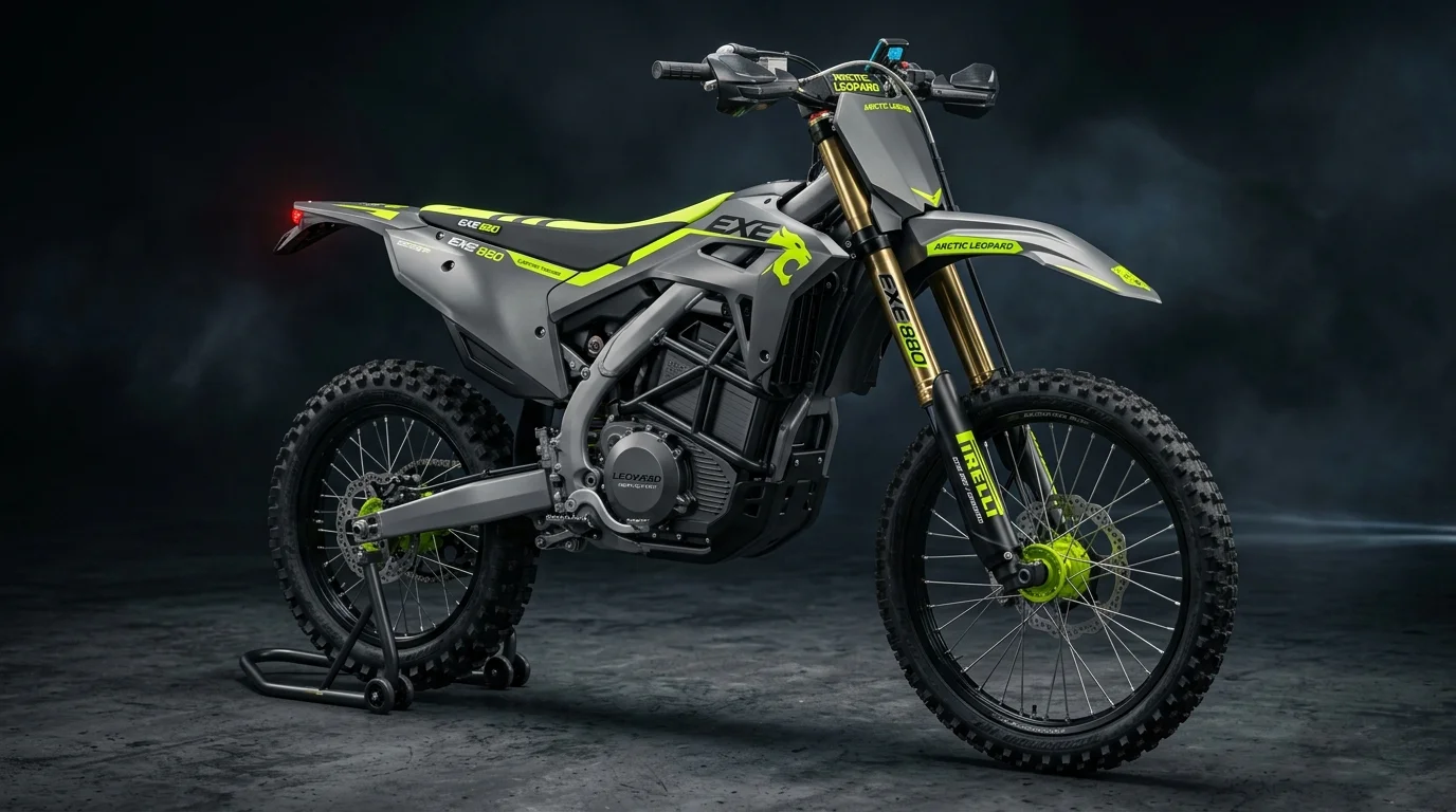 2026 Arctic Leopard EXE 880 Electric Enduro Dirt Bike