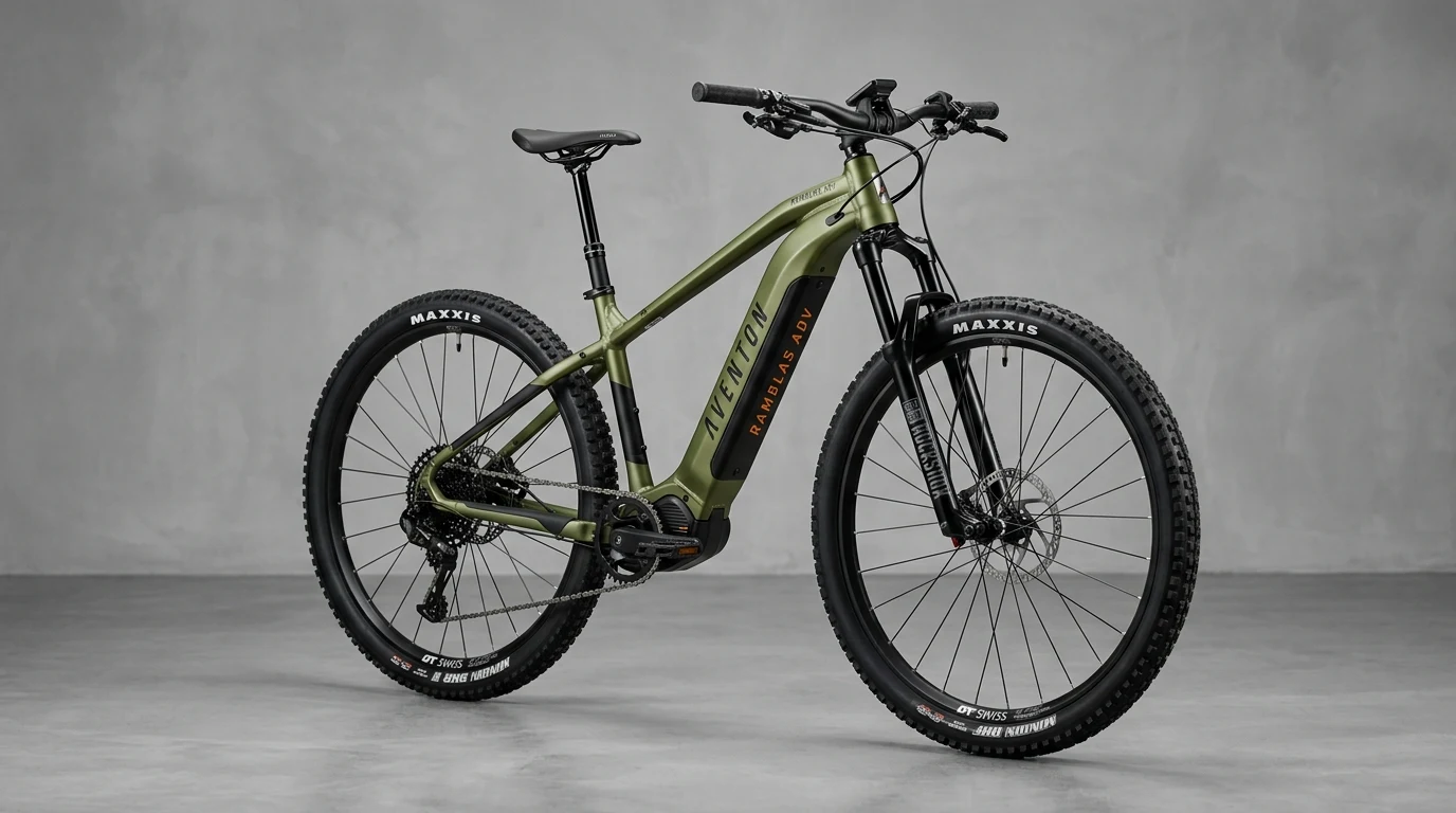 Aventon Ramblas ADV (2026): A-100 100Nm Mid-Drive, RockShox 35 Fork & Custom App Trail Benchmark