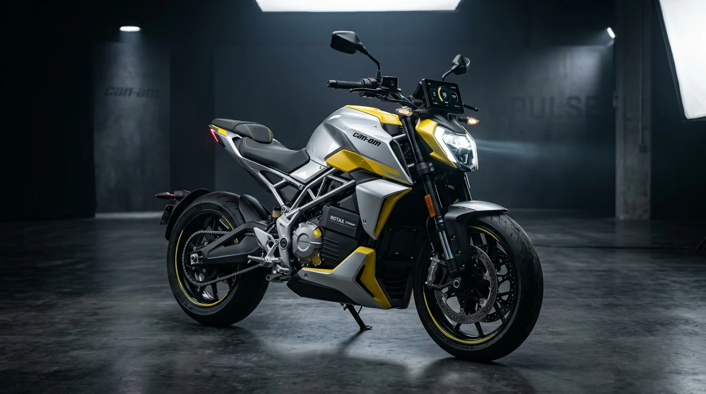 Can-Am Pulse (2026): 47 HP Liquid-Cooled Rotax E-Power, Level 2 Charging & 10.25