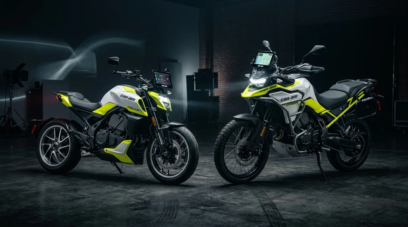 Can-Am Pulse and Origin Electric Motorcycles
