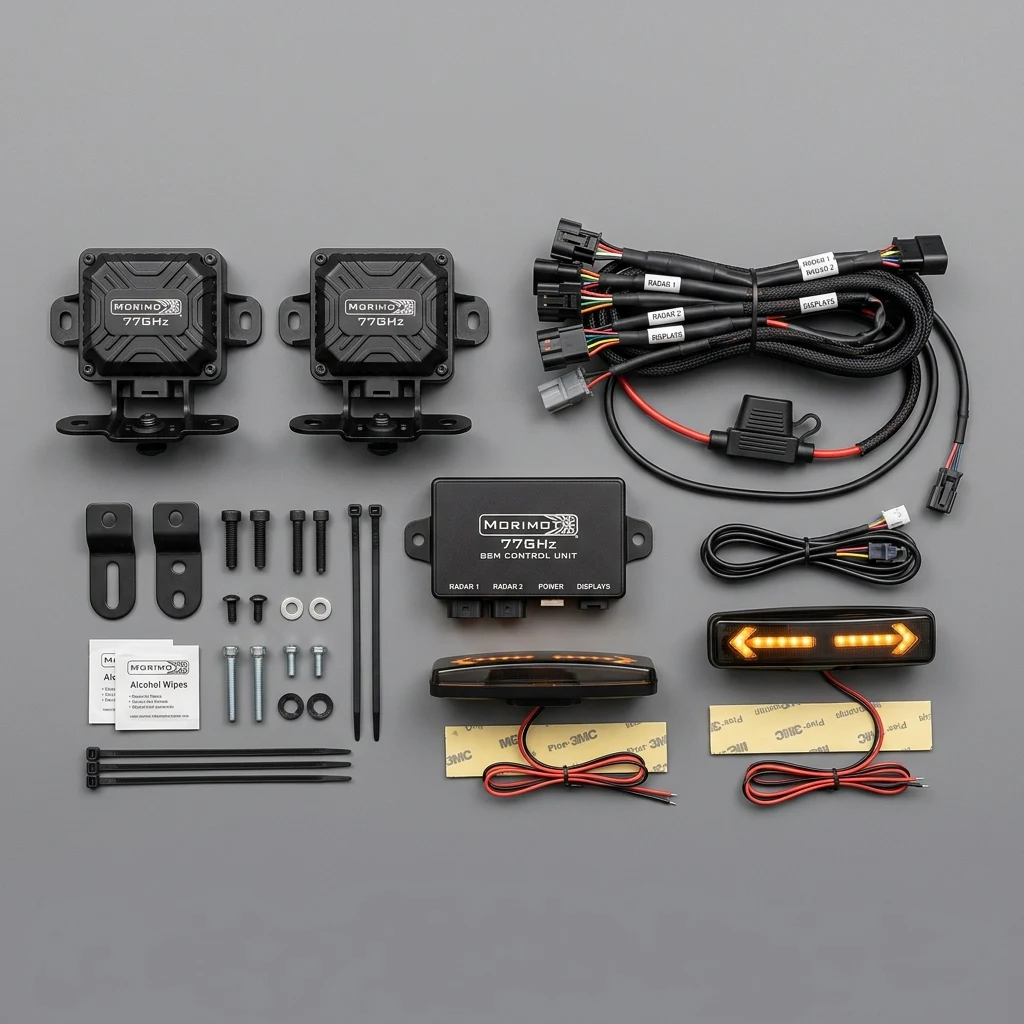 Coocase B300 Motorcycle BSD Radar System