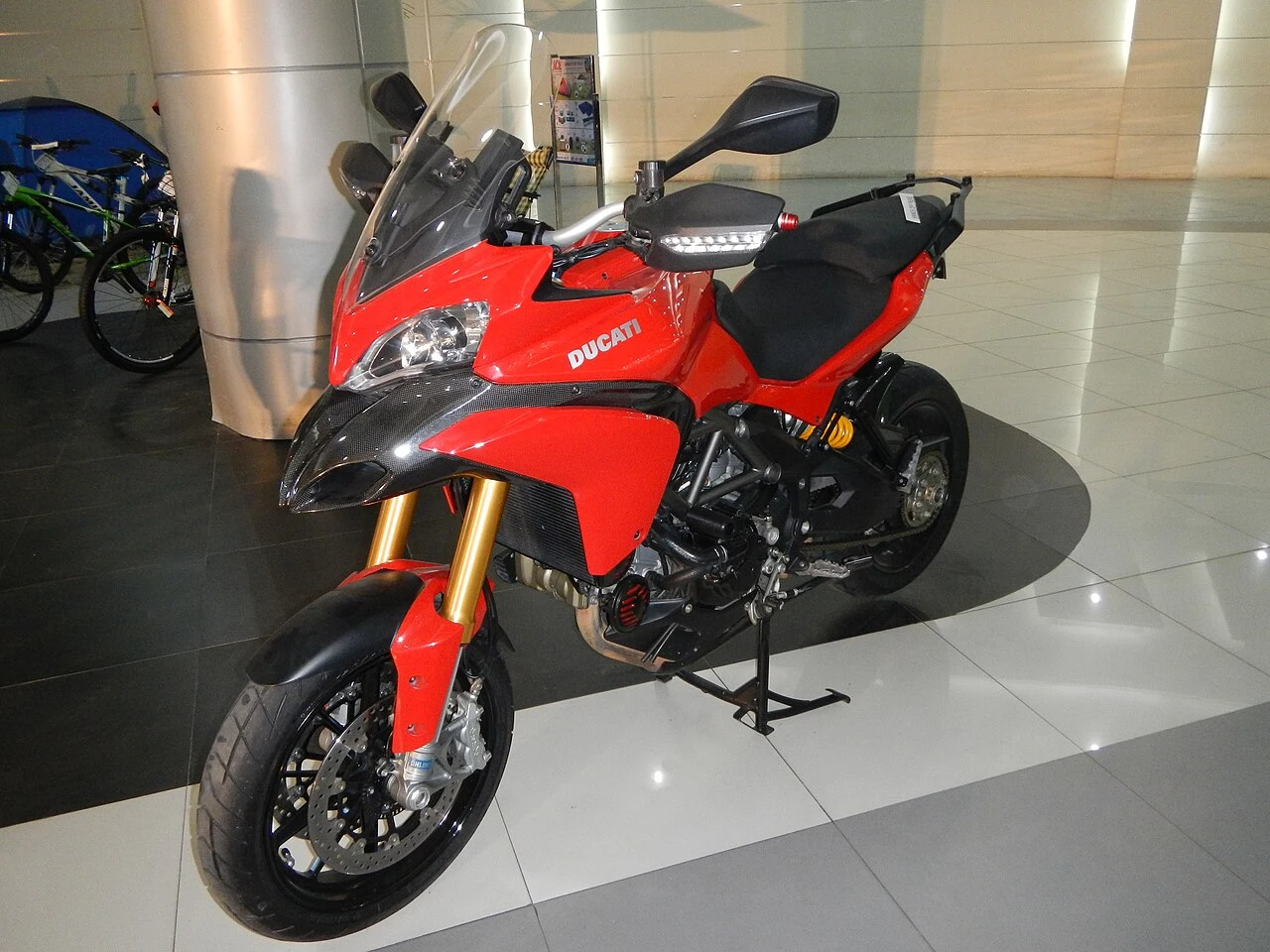 2026 Ducati Multistrada V4 Pikes Peak Motorcycle with Marchesini Forged Wheels and Akrapovic Exhaust