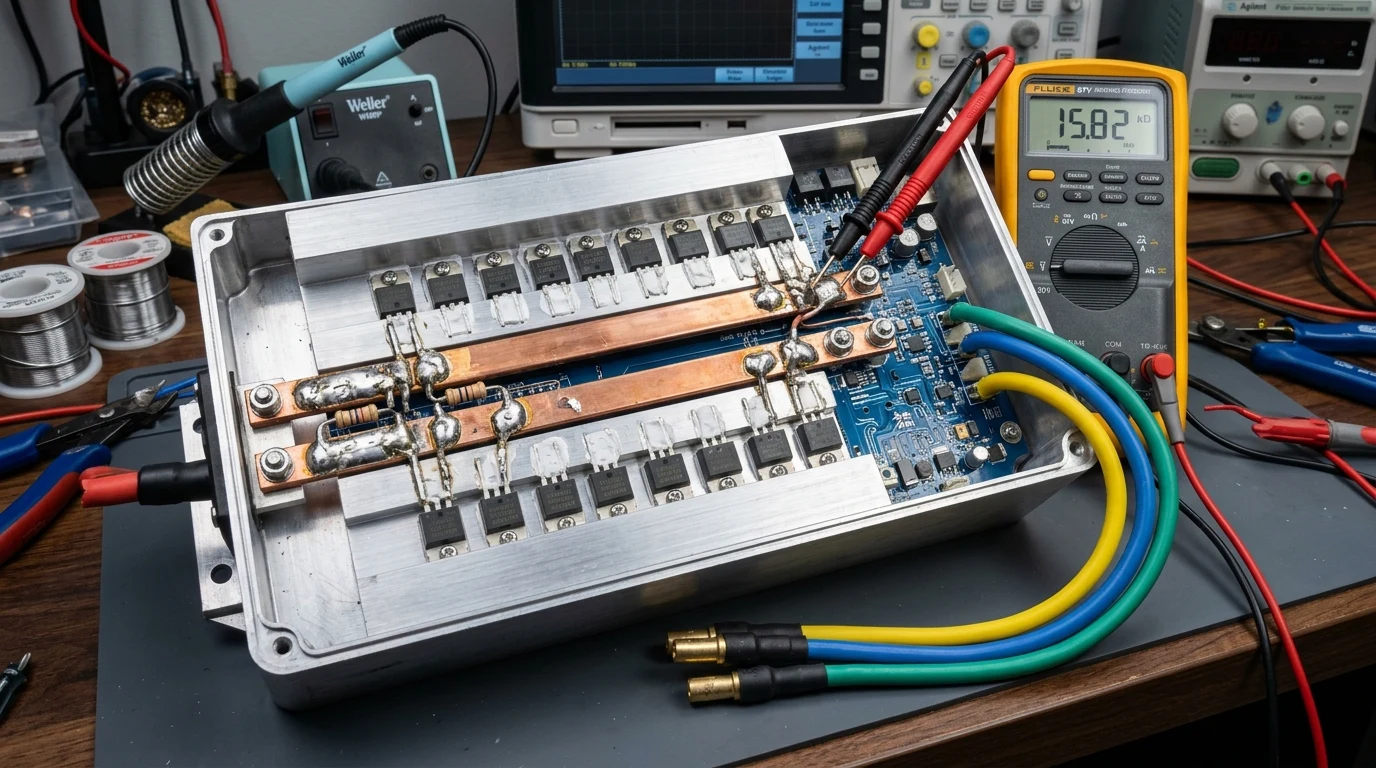 E-Bike Controller MOSFET Failure & Phase Wire Heat: Diagnostic & Shunt Mod Overhaul Guide