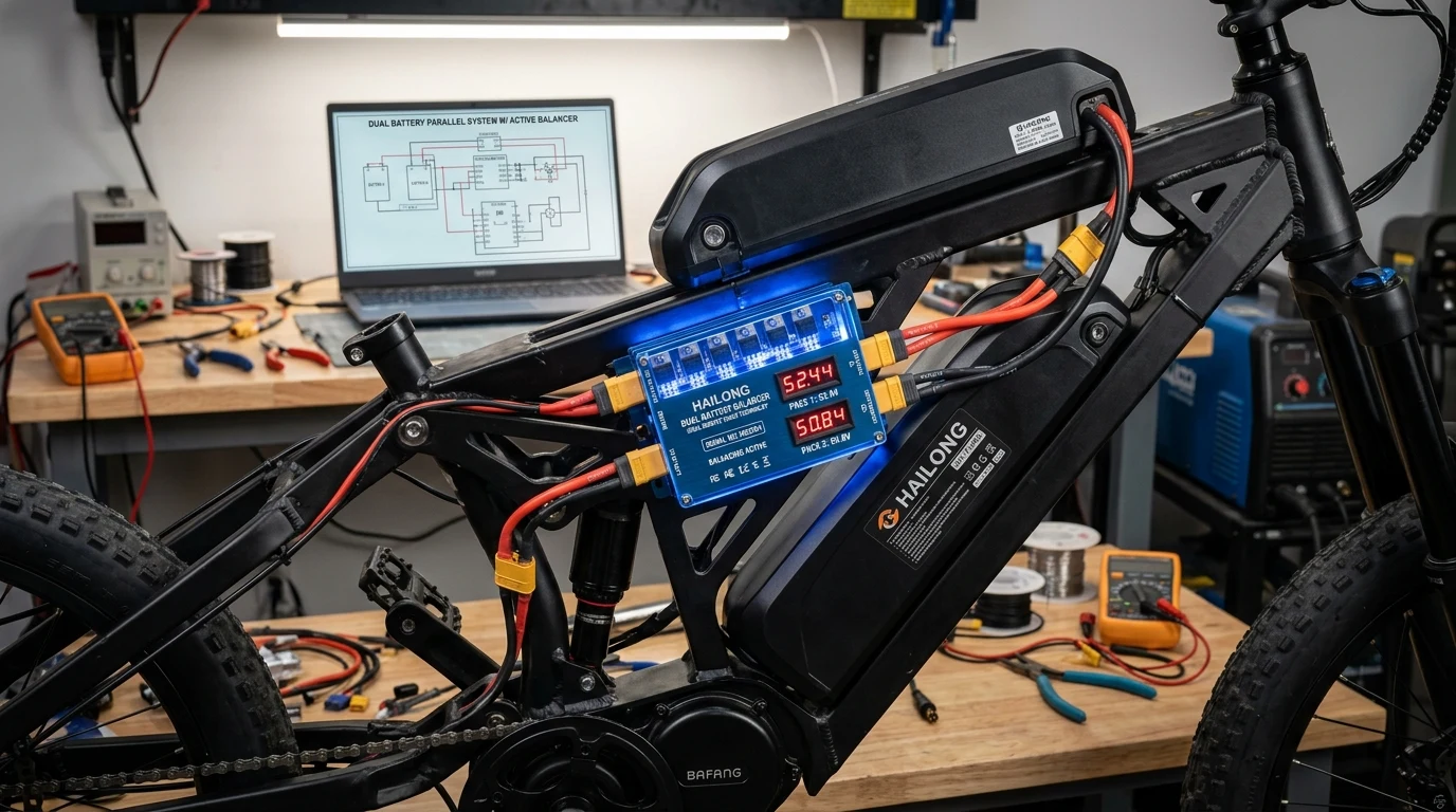 Dual Battery E-Bikes: Parallel Balancing vs Auto-Switch Modules Engineering Guide