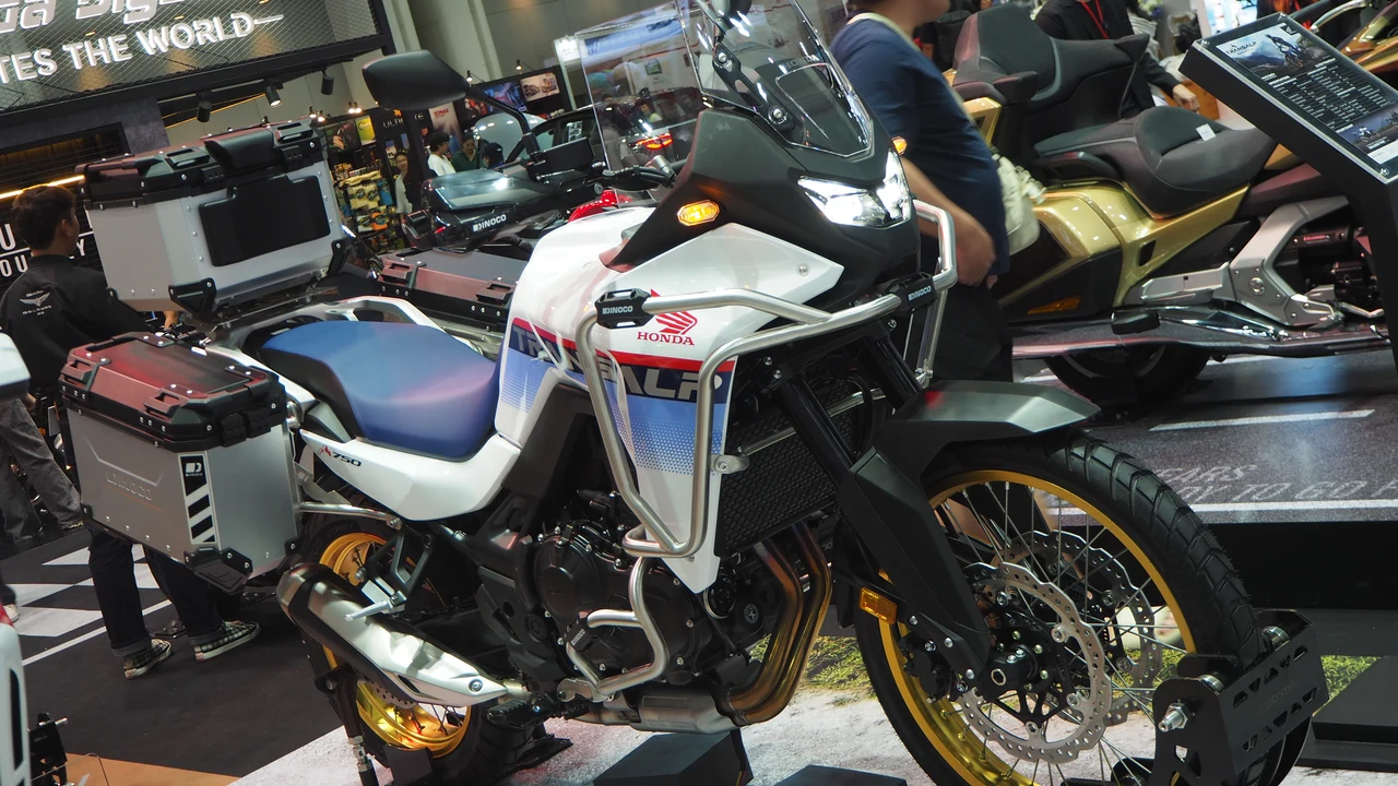 2026 Honda XL750 Transalp Ross White Adventure Motorcycle