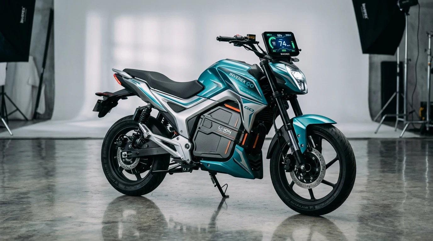 Inverex GO (2026): 72V High-Density Lithium Pack, 3000W Powertrain & 110 km City Range Benchmark