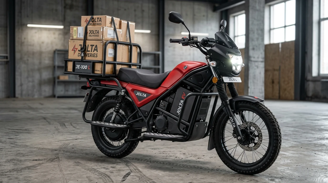 Jolta JE-100 L (2026): Heavy-Duty Cargo Frame, 72V 40Ah Lithium Battery & Commercial Delivery Benchmark