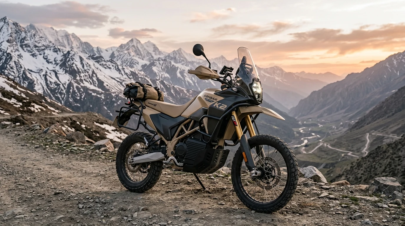 Kohsar K2 (2026): Pakistan First Electric Adventure Motorcycle, 72V 50Ah LFP Battery & Northern Trail Benchmark