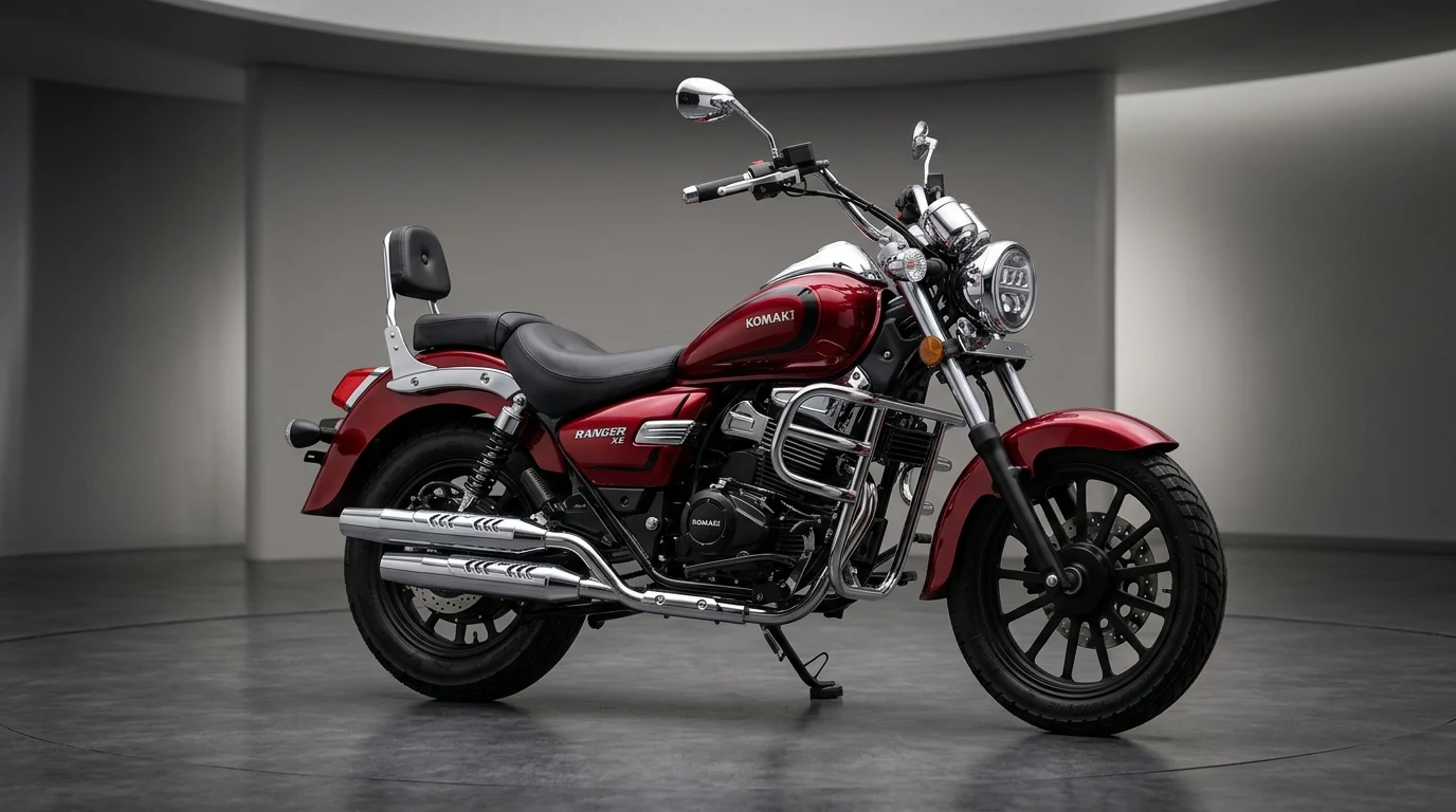 Komaki Ranger XE (2026): 4.5 kWh LFP Battery, 200 km Range & Retro Cruiser Touring Benchmark