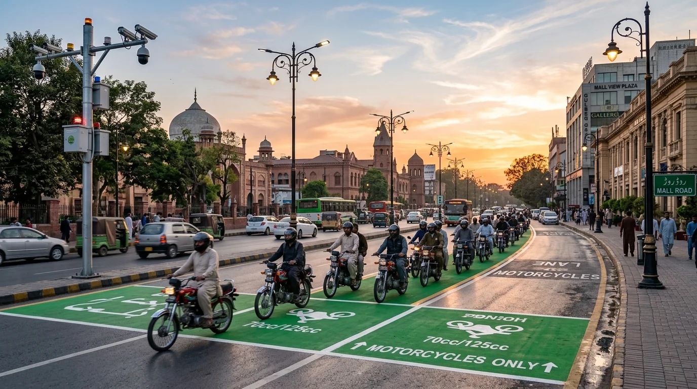 Lahore Dedicated Motorcycle Lane