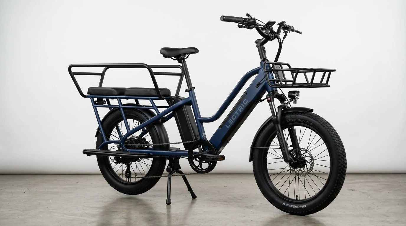 Lectric XPedition 2.0 (2026): Torque Sensor Upgrade, Dual 1,680Wh Battery & 450 lb Payload Benchmark