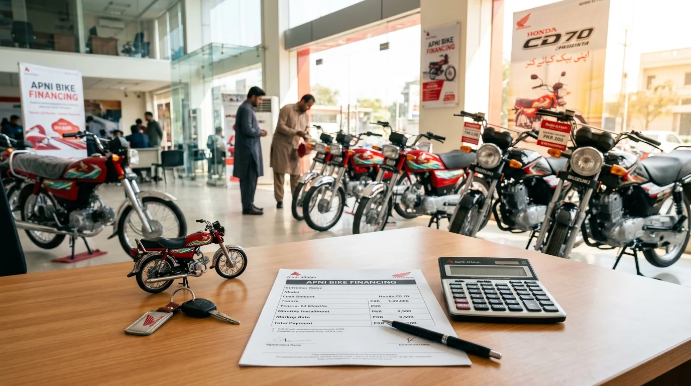 Meezan Bank Bike Installment Plan Calculator 2026: Apni Bike Financing Schedule & Down Payment Guide
