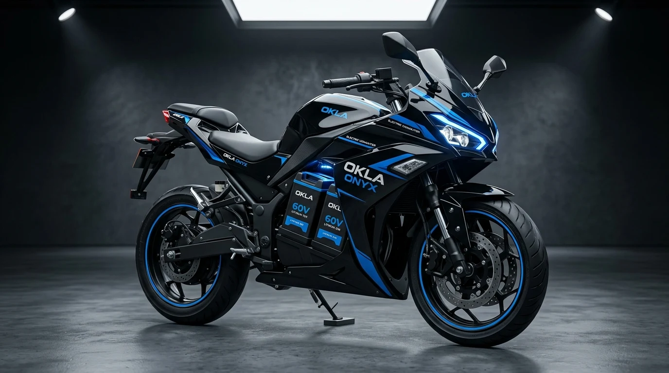 Okla Onyx (2026): Dual Swappable Lithium Batteries, 3000W Motor & 120 km Urban Range Benchmark