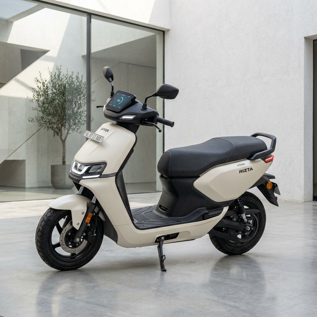Ather Rizta Review: Massive Seat, Deep Tech & Family Safety Price 2026 Cover