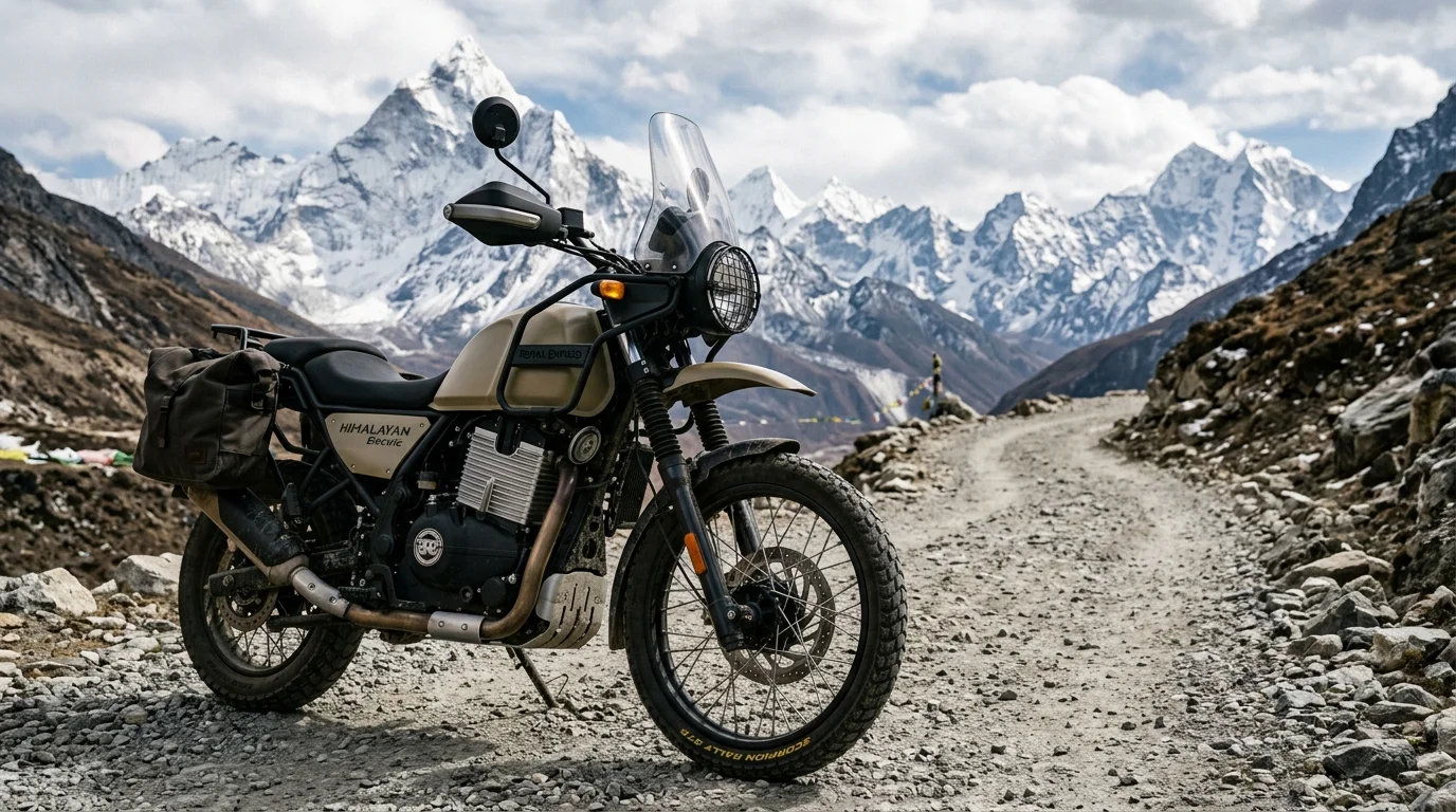 Royal Enfield Himalayan Electric (HIM-E): Specs, Stressed Battery Chassis & Launch Date