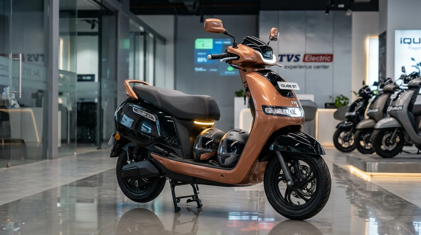 TVS iQube ST (2026): 5.1 kWh Battery, 150 km True City Range, 7