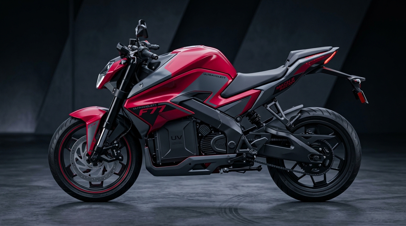 Ultraviolette F77 Mach 2 Review 2026: Specs, Price, 40 HP PMSM Engine, 323 km Range & 155 km/h