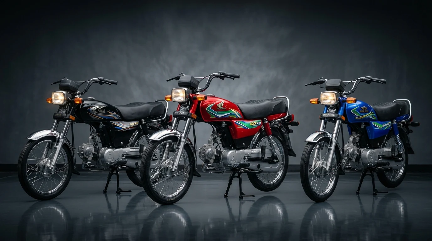United US 70 vs Road Prince 70 vs Honda CD 70 Shootout