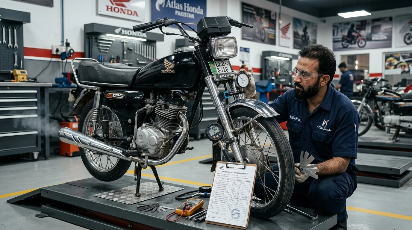 Used Honda CG 125 Pre-Purchase Inspection Pakistan