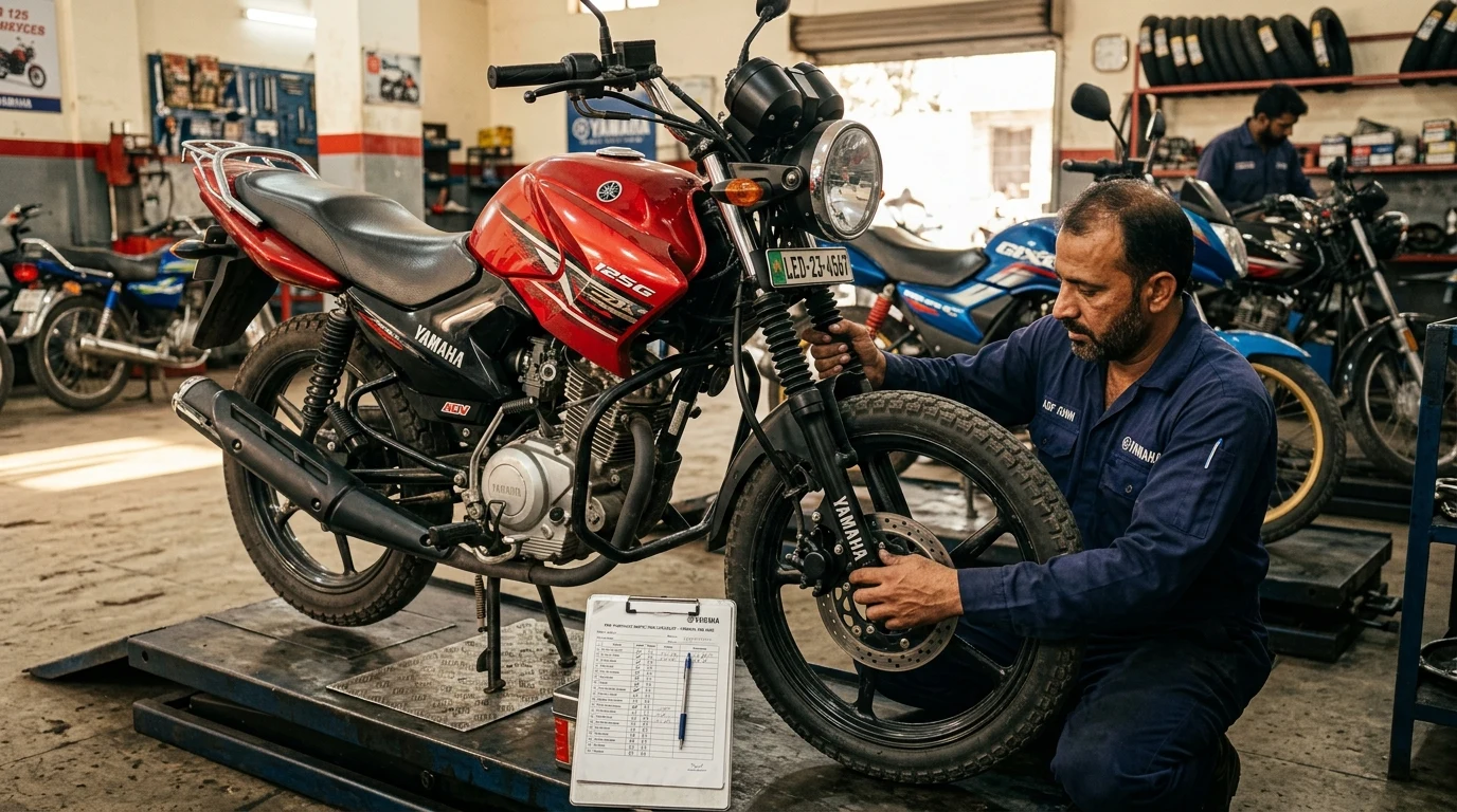 Used Yamaha YBR 125 Inspection Pakistan