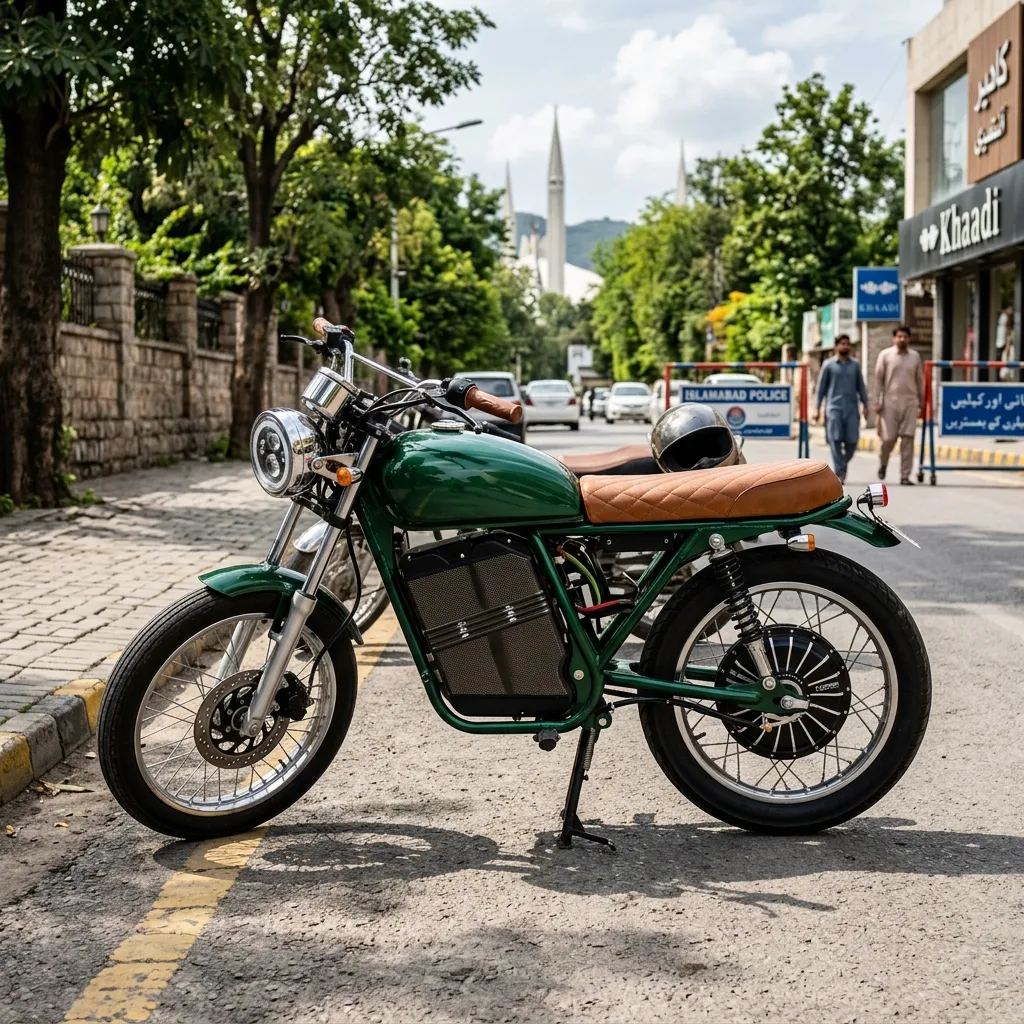 Vlektra Retro - PAVE Scheme Eligible Electric Bikes List in Pakistan