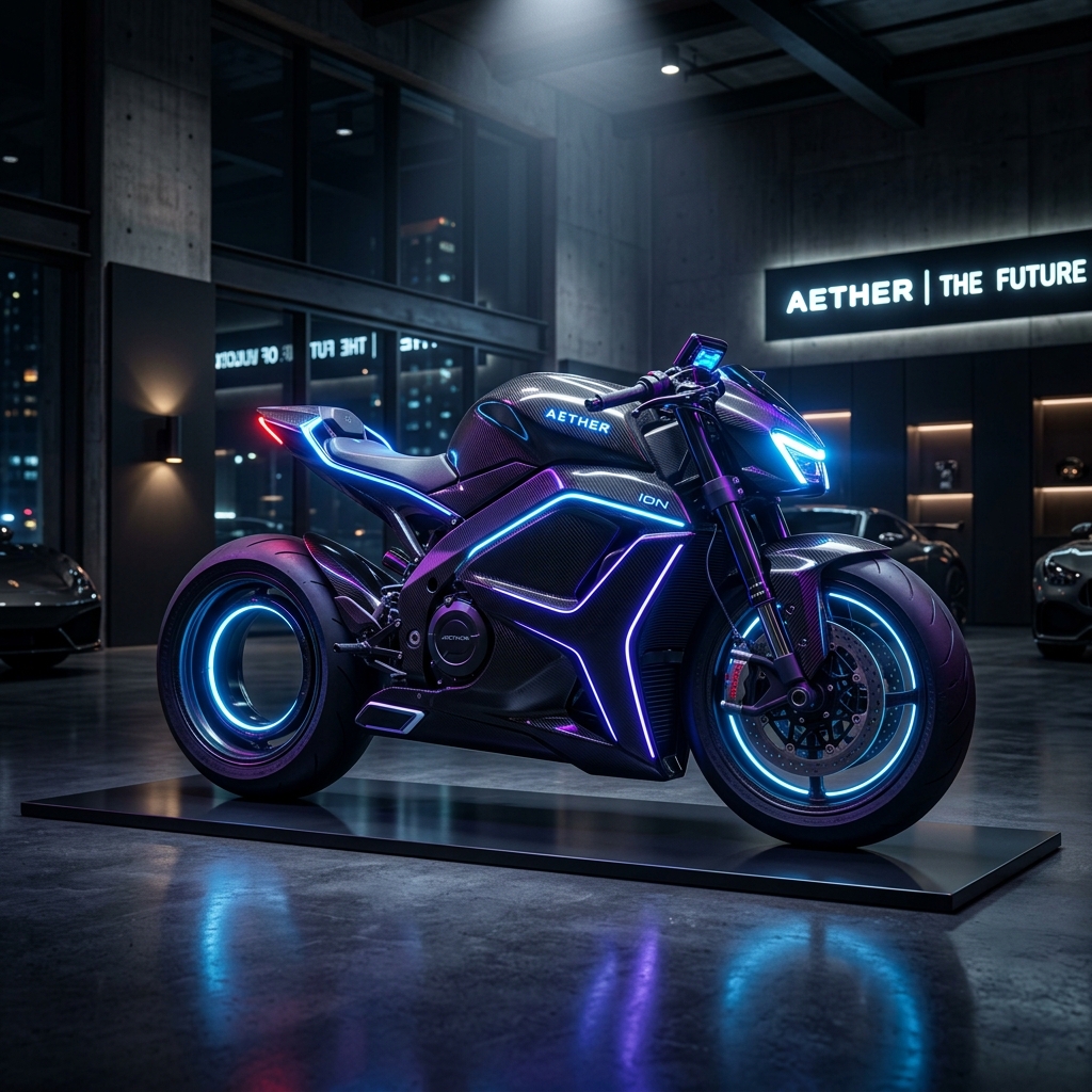 Futuristic Showroom Hero