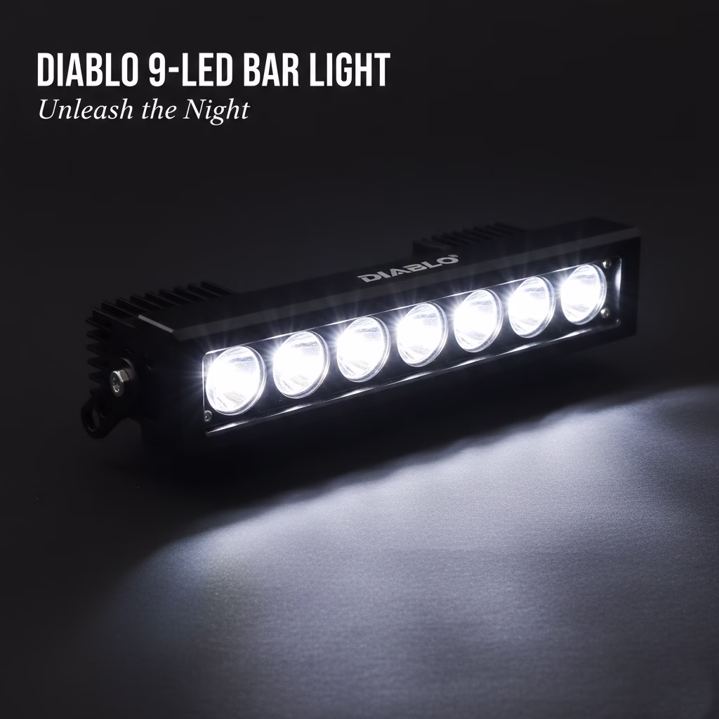 Top 5 Fog Lights for Bikes: Be Seen, Stay Safe, and Look Cool 6 led or 9 led bar light (the local hero)