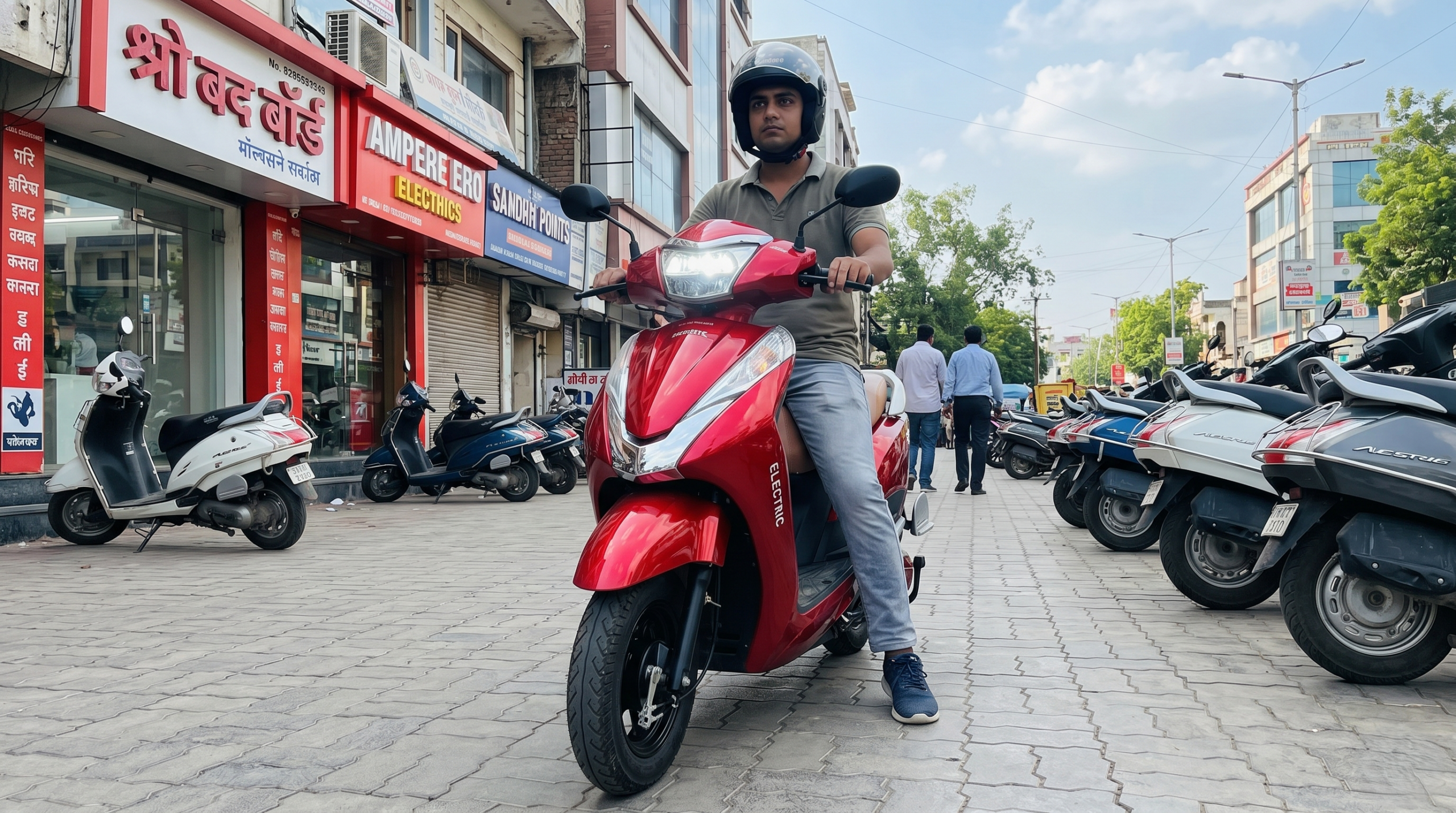 Ampere Magnus EX removable battery electric scooter — most reliable EV workhorse for Indian city commuting 2026