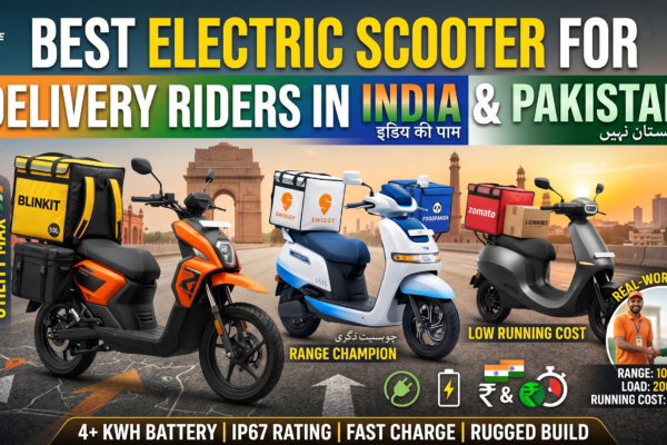 Best Electric Scooter for Delivery Riders in India Pakistan