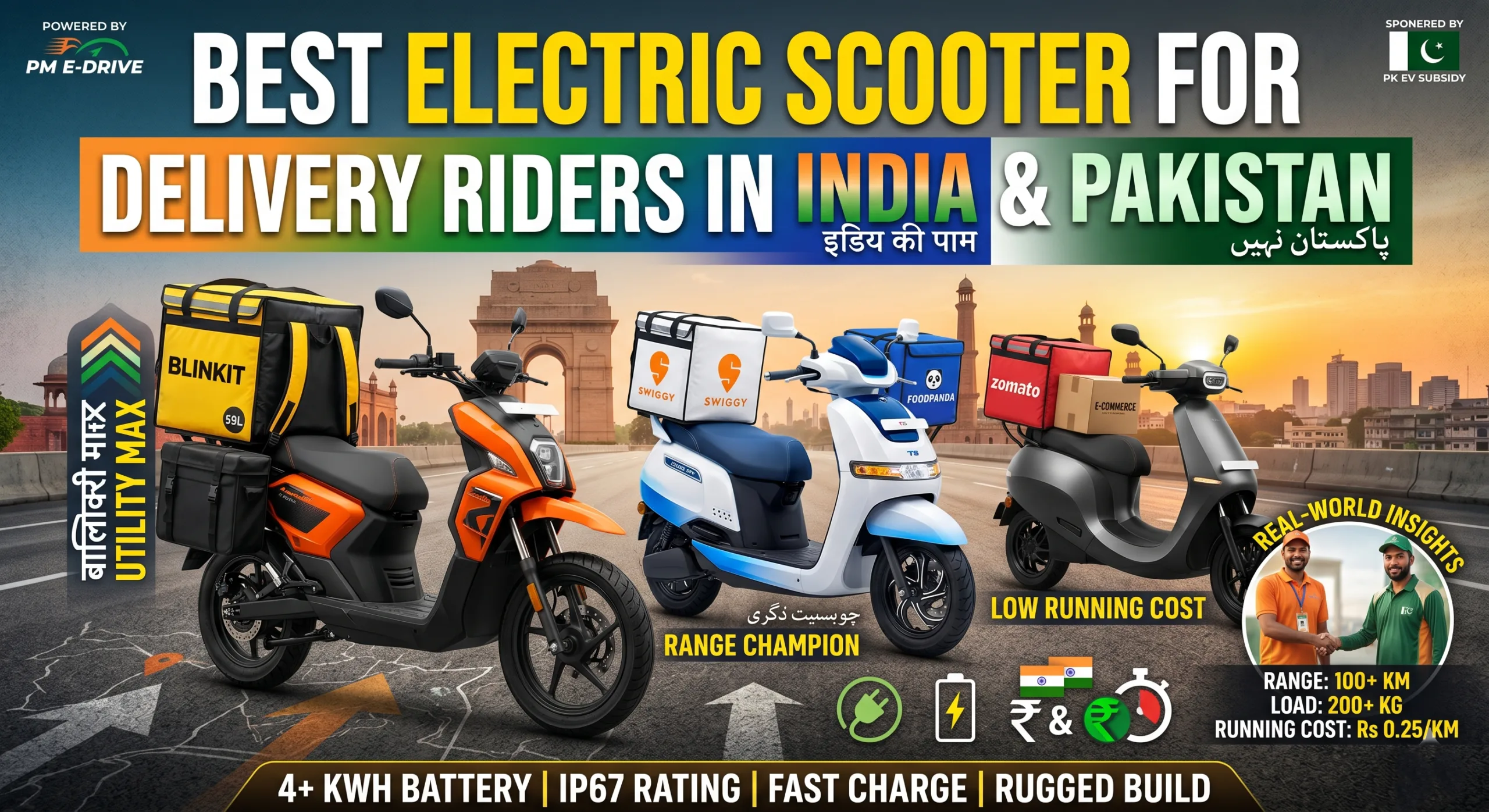 Best Electric Scooter for Delivery Riders in India Pakistan scaled png