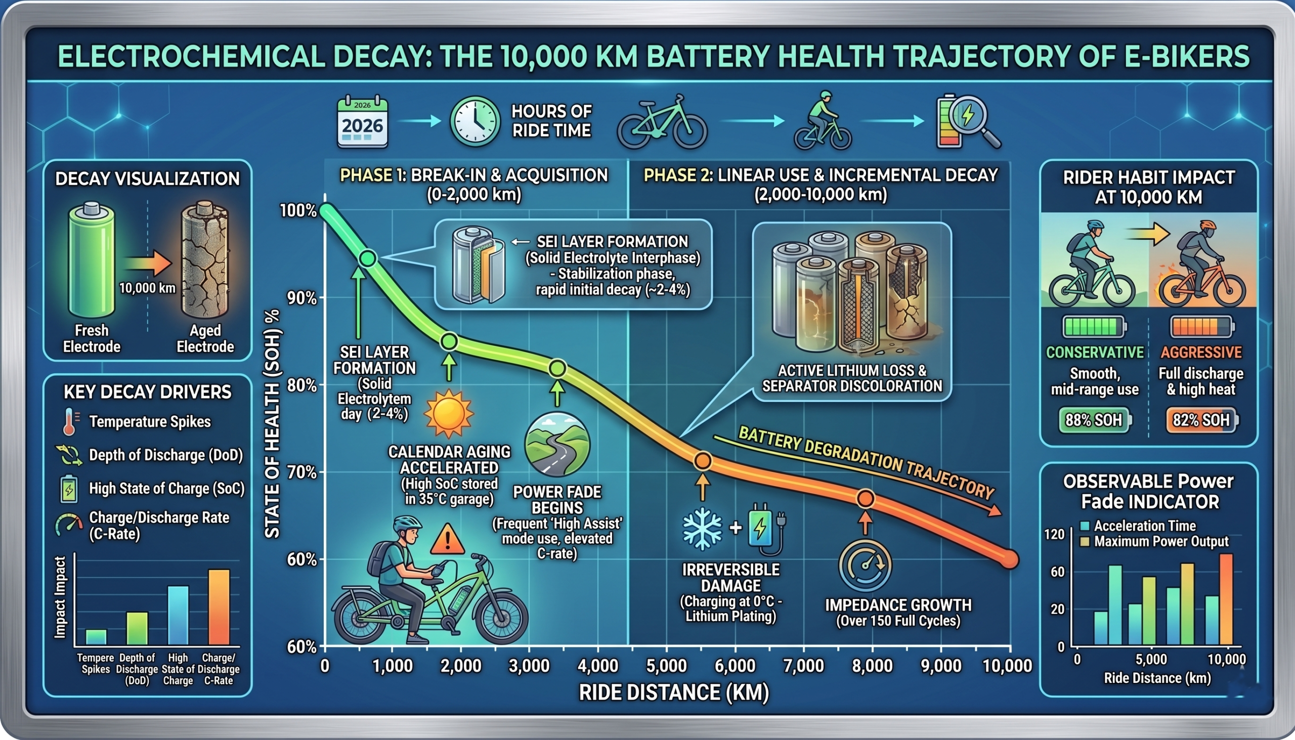 Evolve electric bike longitudinal analysis Pakistan 2026 — long term review of powertrain and battery degradation