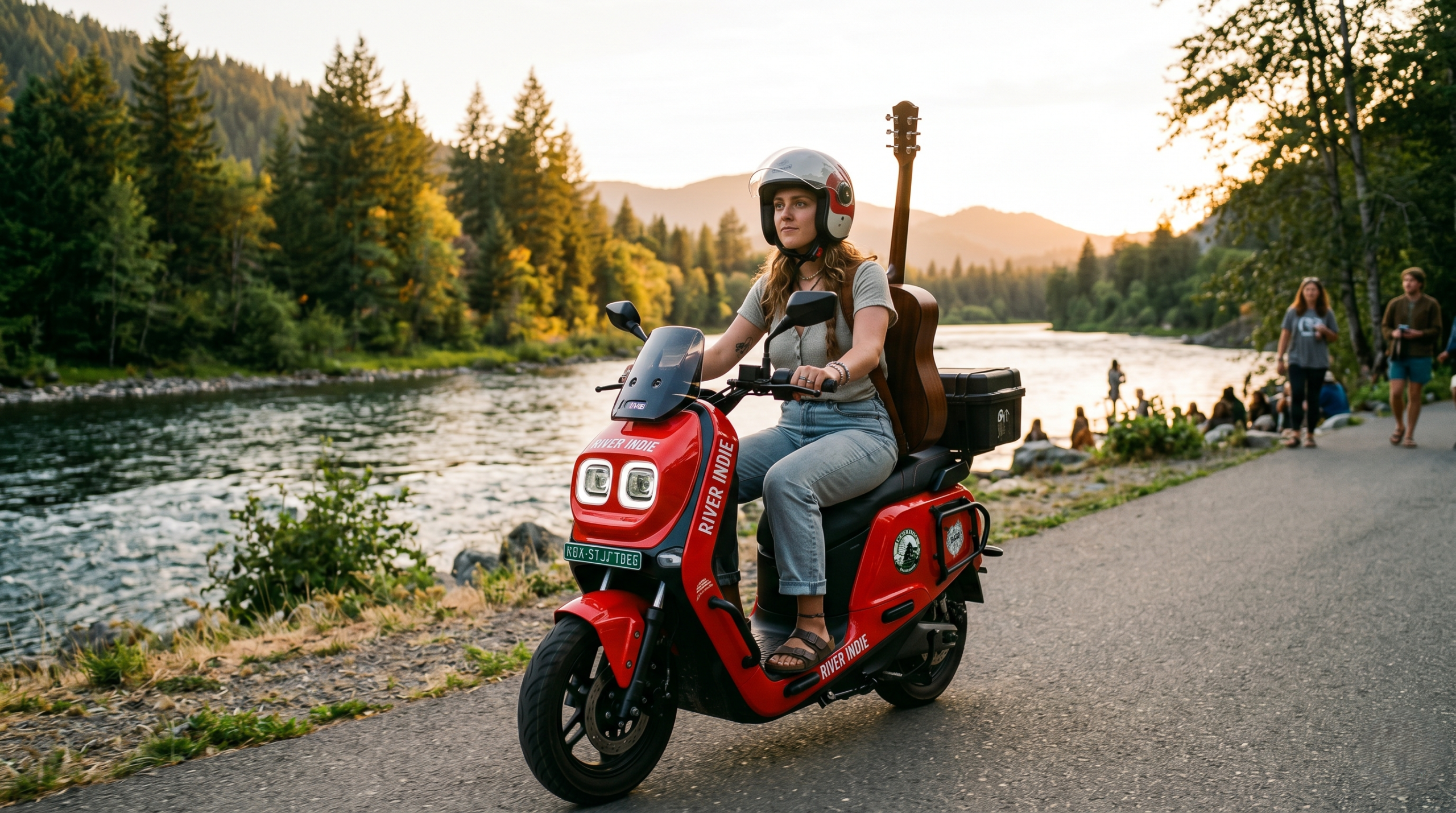Best electric scooter for delivery riders 2026 River Indie review