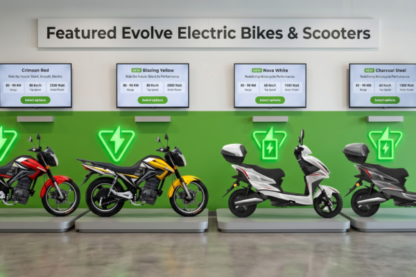 Top 4 Evolve Electric Bikes Price in Pakistan