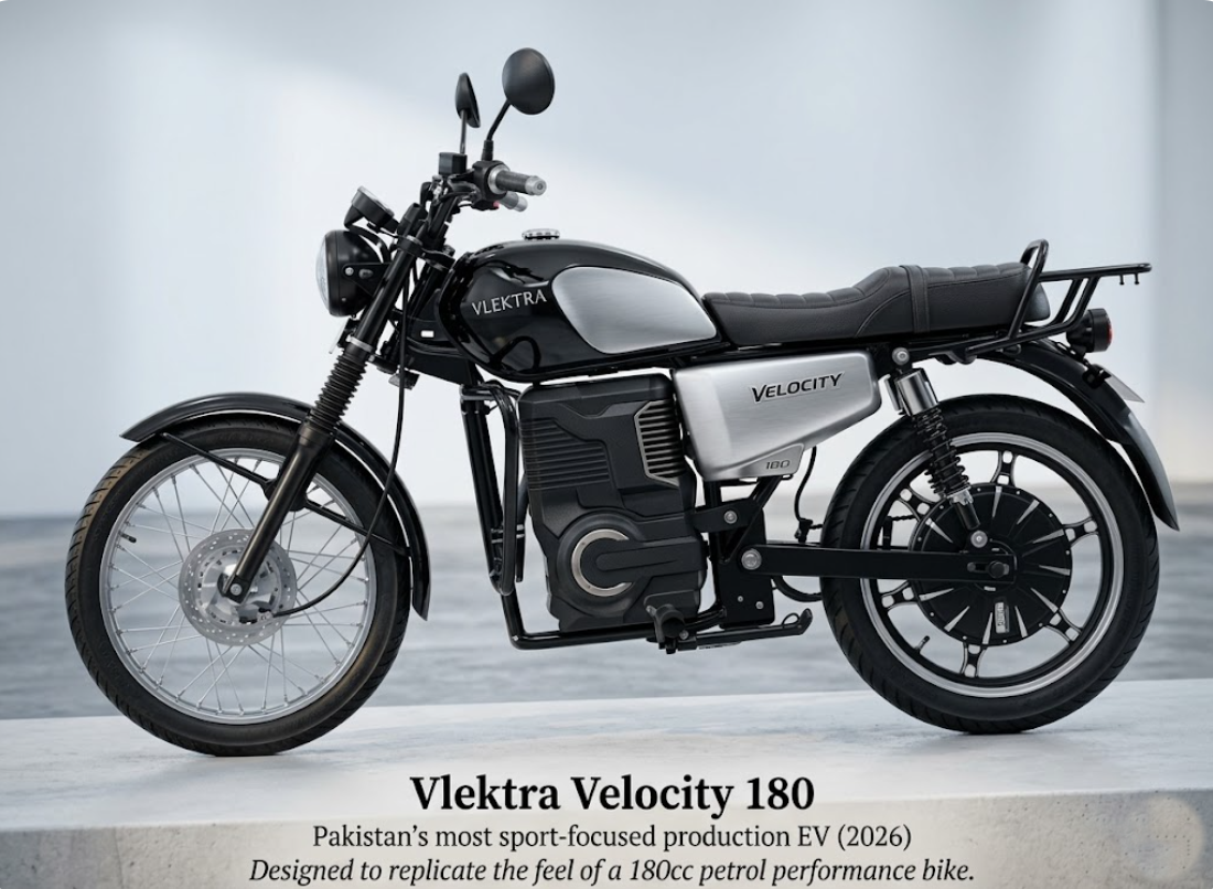 Vlektra Velocity 180 performance electric bike Pakistan 2026 — real-world speed and range test review